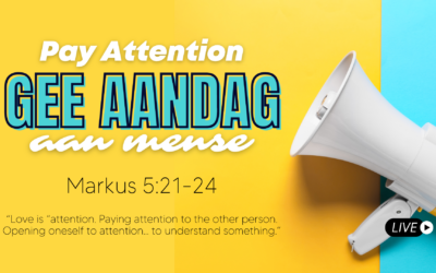 Gee Aandag – Aan Mense