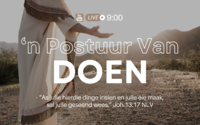 ‘n Postuur van doen.
